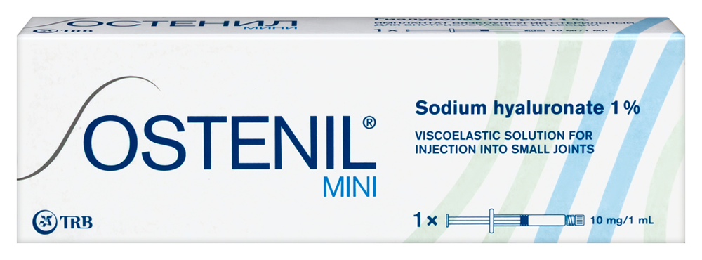 Изображение товара Остенил мини 0,01/мл 1 мл шприц для внутрисуставных инъекций