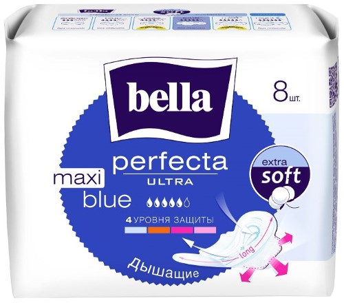 Изображение товара Bella прокладки perfecta ultra maxi blue 8 шт.
