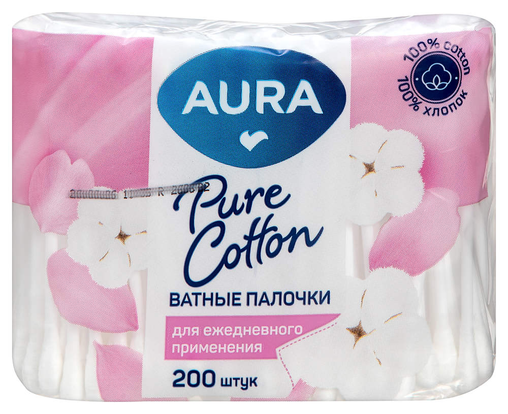 Изображение товара Ватные палочки Aura 200 штук для гигиены и ухода за ребенком Изображение товара Ватные палочки Aura 200 штук для гигиены и ухода за ребенком