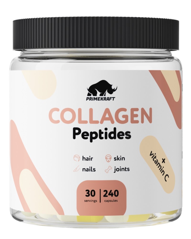 Изображение товара Prime kraft hydrolyzed collagen caps 240 шт. капсулы