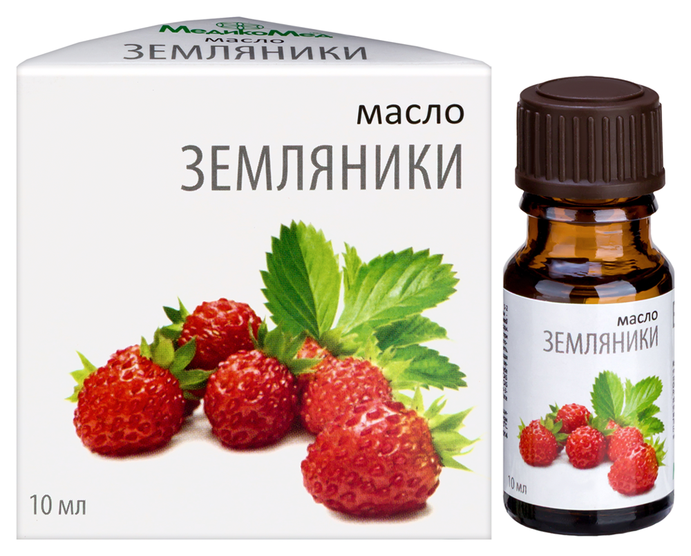 Изображение товара Масло земляники 10 мл натуральное для ароматерапии, ванн и косметики