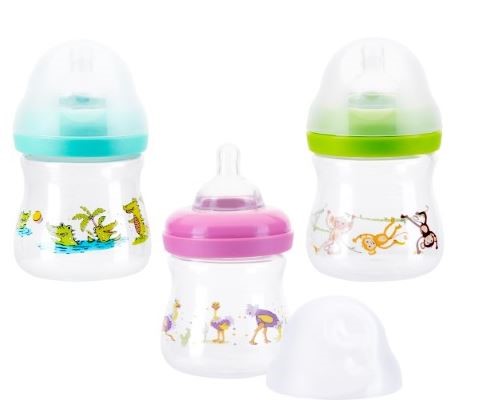 Изображение товара Курносики бутылочка полипропиленовая с силиконовой соской 150 мл 0+