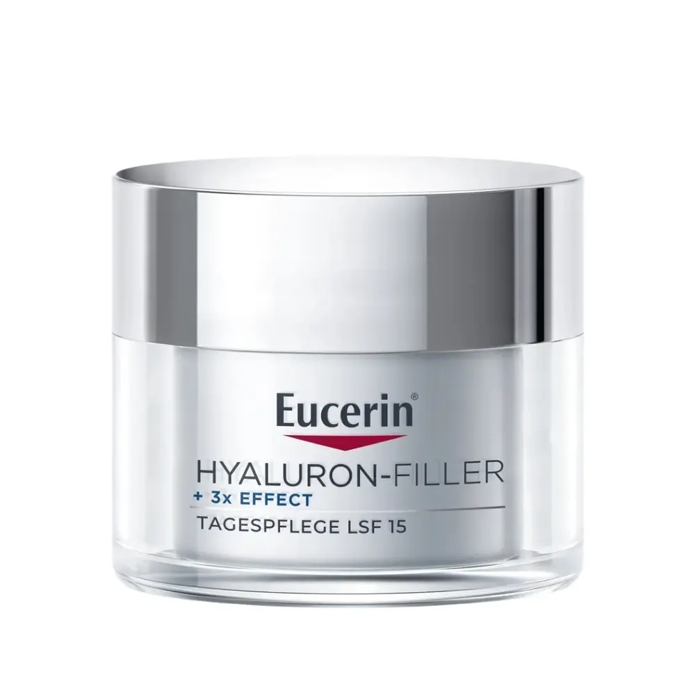 Изображение товара Eucerin Hyaluron-Filler дневной крем для сухой чувствительной кожи SPF15 50 мл Изображение товара Eucerin Hyaluron-Filler дневной крем для сухой чувствительной кожи SPF15 50 мл