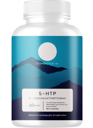 Изображение товара Elementica life 5-хтп 60 шт. капсулы массой 420 мг