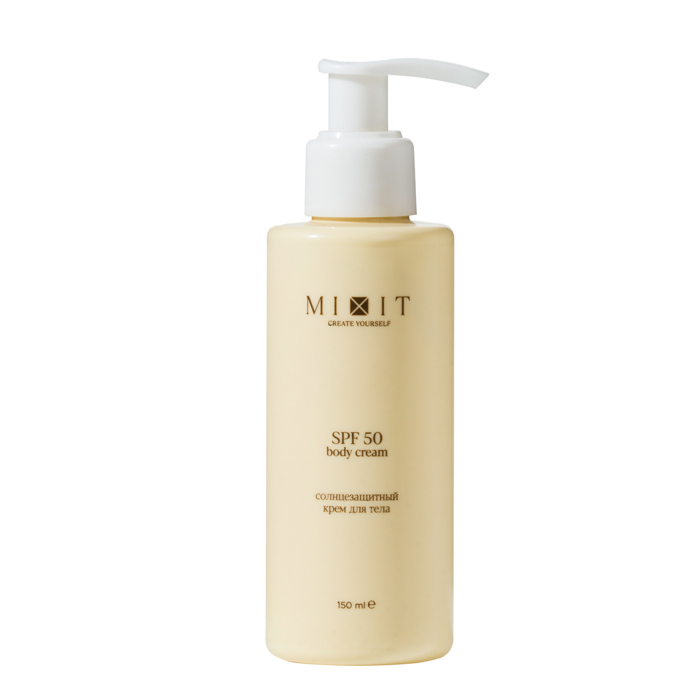Изображение товара Mixit солнцезащитный крем для тела SPF50 150 мл увлажнение и защита