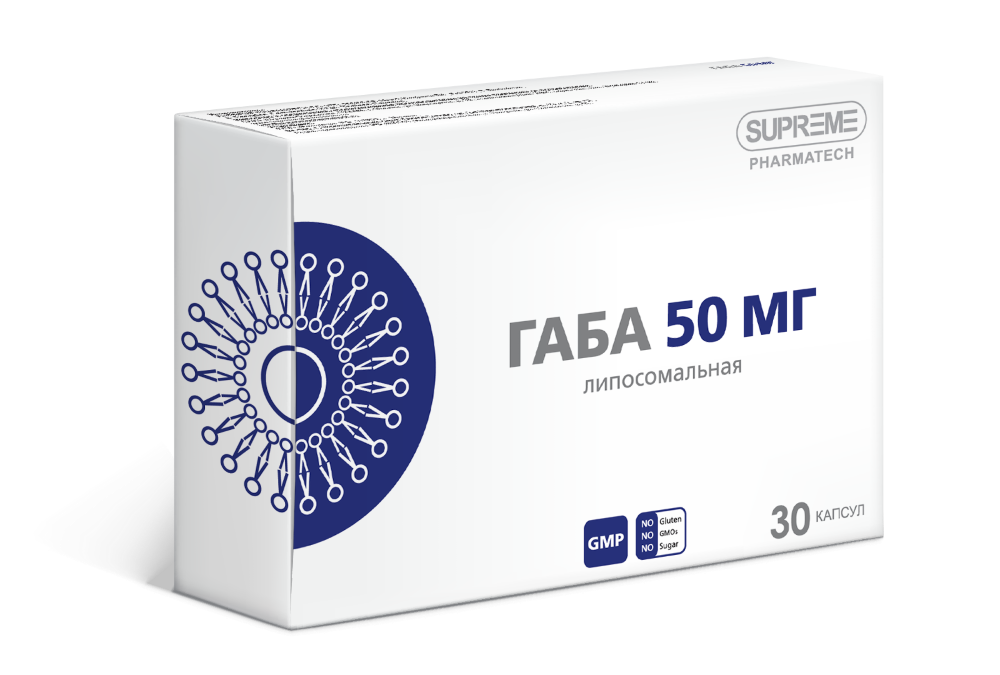 Изображение товара Липосомальная габа 30 шт. капсулы массой 548 мг