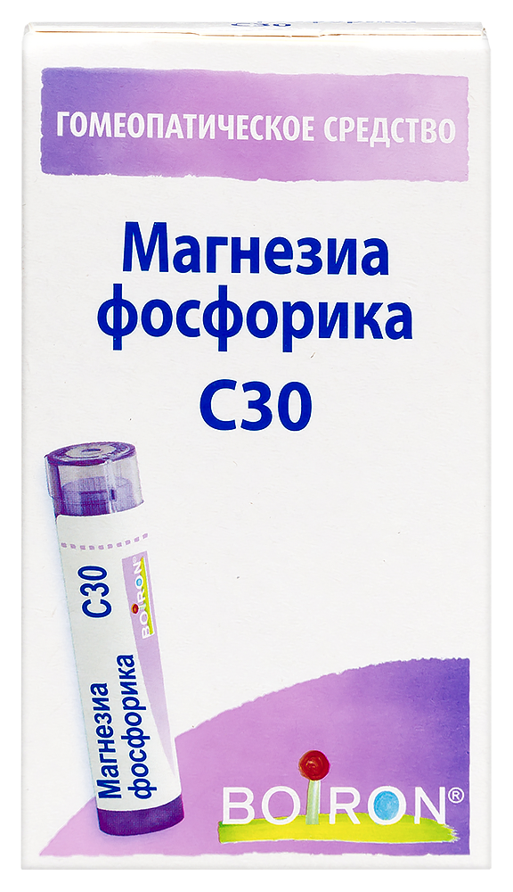 Изображение товара Магнезия фосфорика 30 г гомеопатические гранулы минерально-химического происхождения