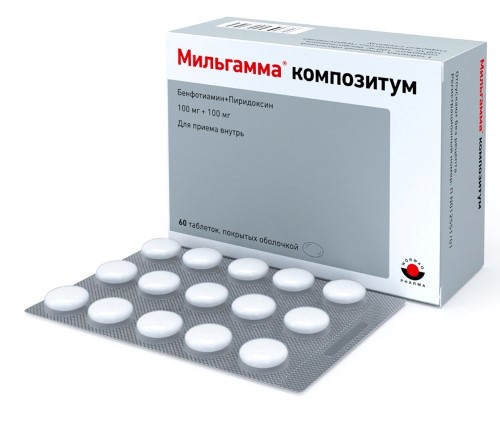Изображение товара Мильгамма композитум 60 шт. таблетки, покрытые оболочкой