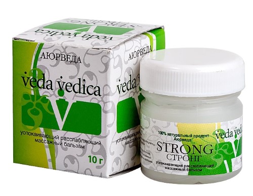 Изображение товара Veda vedica бальзам успокаивающий расслабляющий массажный стронг 10 гр