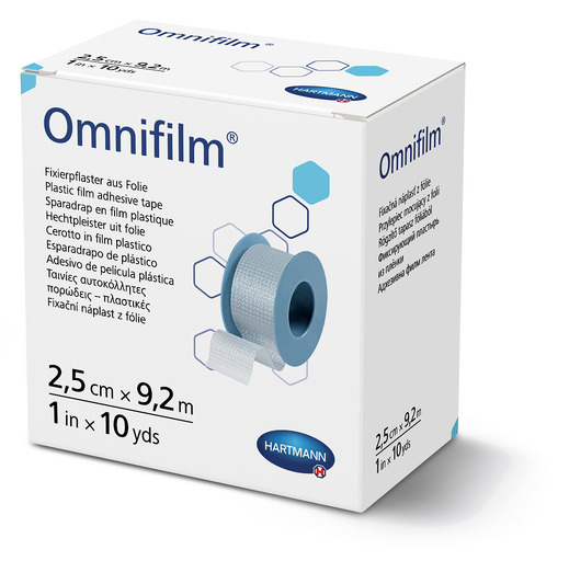 Изображение товара Пластырь omnifilm/омнифилм на основе из прозрачной пленки (на катушке) н/стер 2,5 смх9,2 м