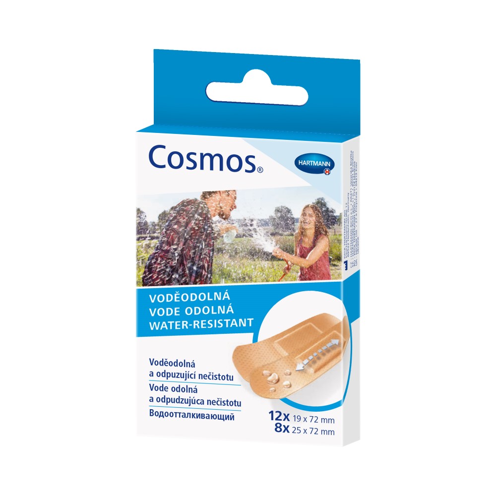 ПЛАСТЫРЬ COSMOS WATER-RESISTANT (НЕСТЕРИЛЬНО) N20/ НАБОР 2 РАЗМЕРА/ инструкция по применению