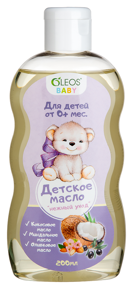 Изображение товара Массажное масло для детей Oleos 200 мл с первых дней жизни Изображение товара Массажное масло для детей Oleos 200 мл с первых дней жизни