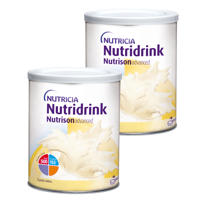 Изображение товара Набор лечебного питания 2 уп Нутризон Эдванст Нутридринк 322,0 со скидкой 10%