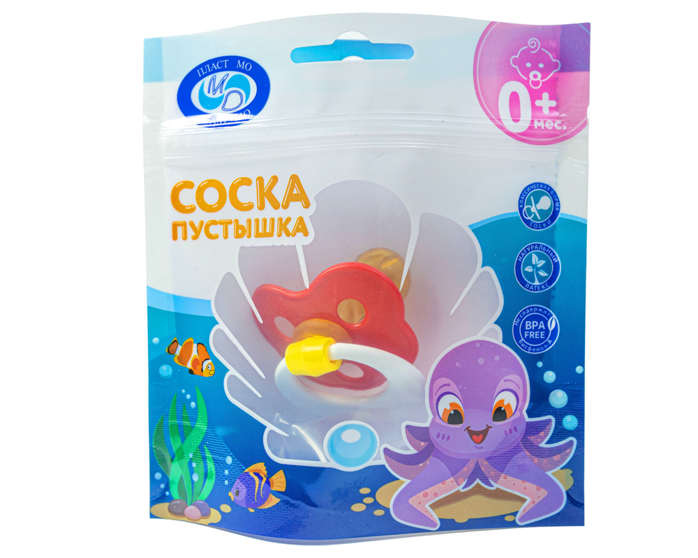 Изображение товара Латексная соска-пустышка тип 2 исполнение б ягодка для малышей
