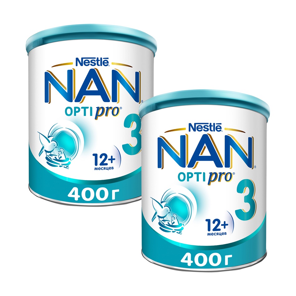 Изображение товара Набор из 2уп NAN 3 OPTIPRO С ОЛИГОСАХАРИДАМИ 2FL И ПРОБИОТИКАМИ B LACTIS НАПИТОК МОЛОЧ СУХОЙ 400,0 со скидкой Изображение товара Набор из 2уп NAN 3 OPTIPRO С ОЛИГОСАХАРИДАМИ 2FL И ПРОБИОТИКАМИ B LACTIS НАПИТОК МОЛОЧ СУХОЙ 400,0 со скидкой