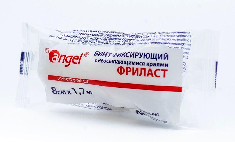 Изображение товара Бинт эластичный фиксирующий фриласт 1,7 м/8 см/angel/