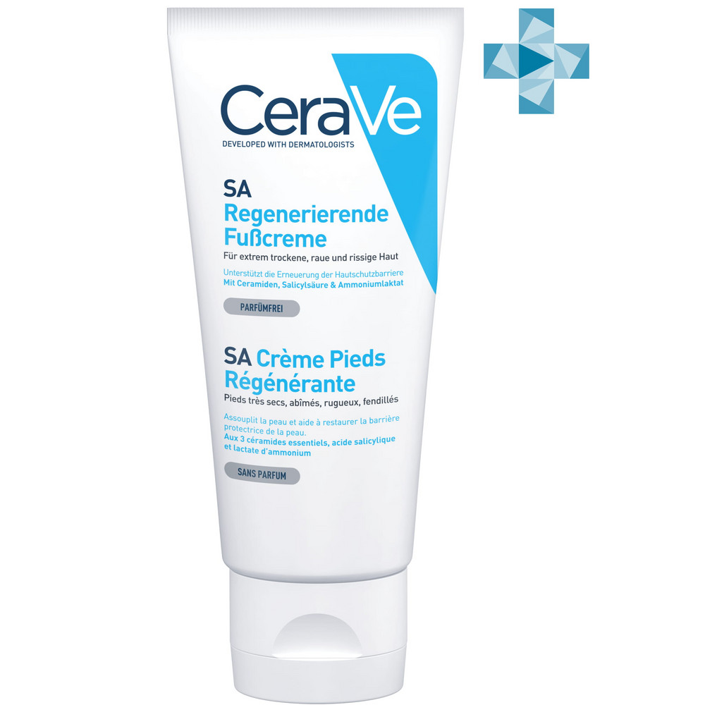 CERAVE SA КРЕМ ДЛЯ СУХОЙ ПОТРЕСКАВШЕЙСЯ КОЖИ НОГ 88МЛ инструкция по применению