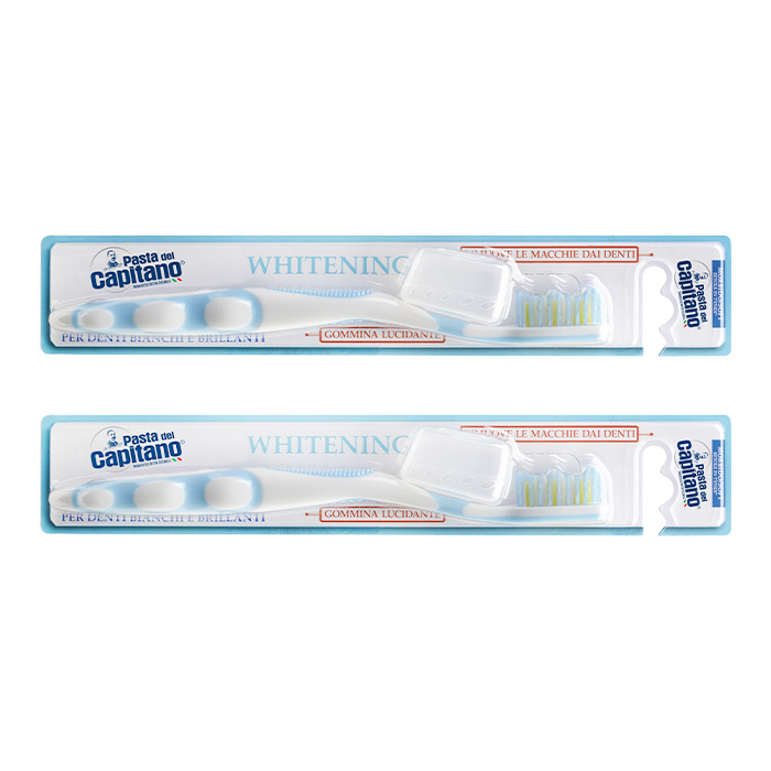 Изображение товара НАБОР PASTA DEL CAPITANO ЗУБНАЯ ЩЕТКА WHITENING SOFT/МЯГКАЯ 2 уп. - по выгодной цене!