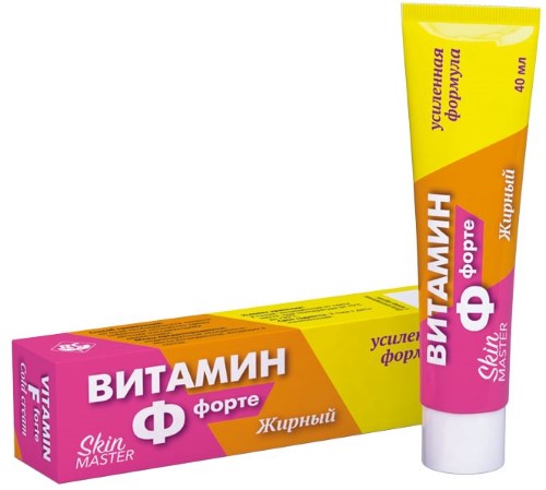 Изображение товара Скин мастер крем витамин ф форте жирный 40 мл - уход для очень сухой кожи