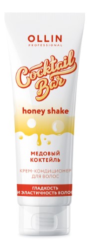 Изображение товара Ollin cocktail bar крем-кондиционер для волос медовый коктейль гладкость и эластичность волос 250 мл
