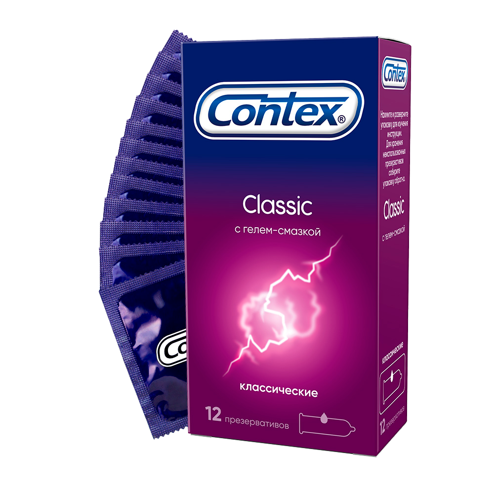 Изображение товара Презервативы Contex Classic 12 шт. для надежной защиты