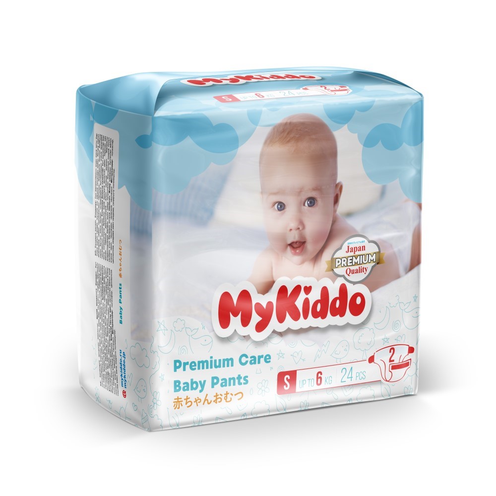 Mykiddo premium подгузники детские до 6 кг 24 шт./ s - цена 406.60 руб.,  купить в интернет аптеке в Сегеже Mykiddo premium подгузники детские до 6  кг 24 шт./ s, инструкция по применению