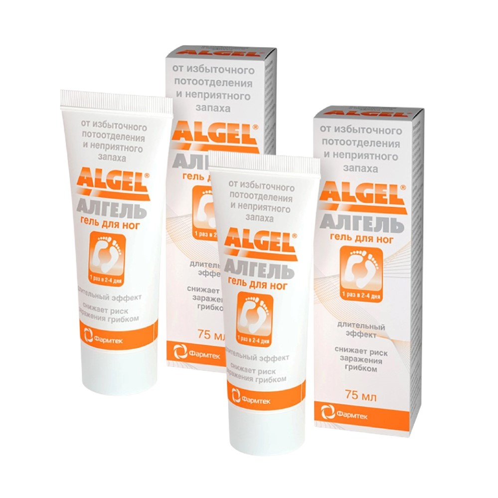 Изображение товара Набор  из 2-х уп АЛГЕЛЬ ГЕЛЬ Д/НОГ 75МЛ со скидкой
