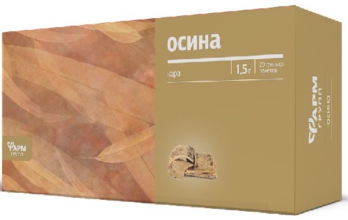 ОСИНЫ КОРА 1,5 N20 Ф/ПАК/ФАРМГРУПП инструкция по применению