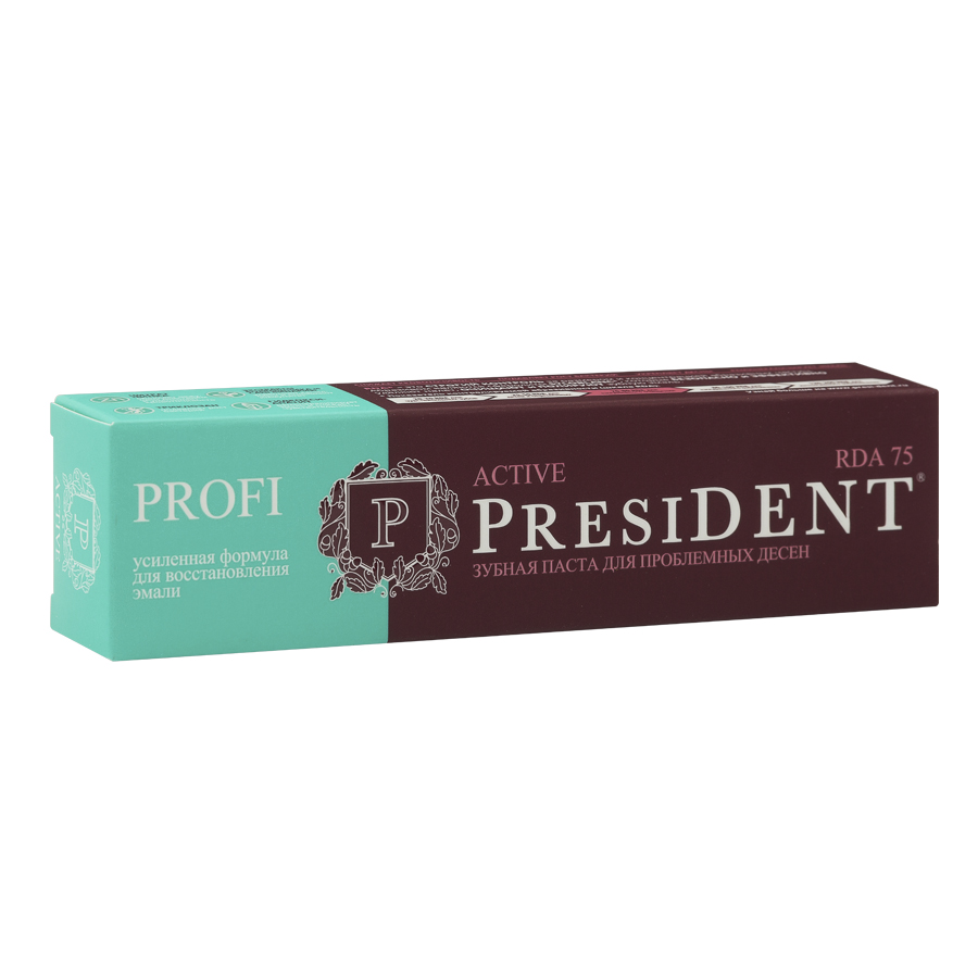 Изображение товара President profi зубная паста active 100 мл