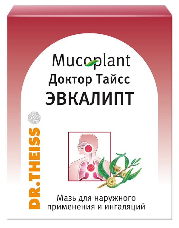 Изображение товара Мазь для наружного применения и ингаляций Доктор Тайсс эвкалипт 20 г