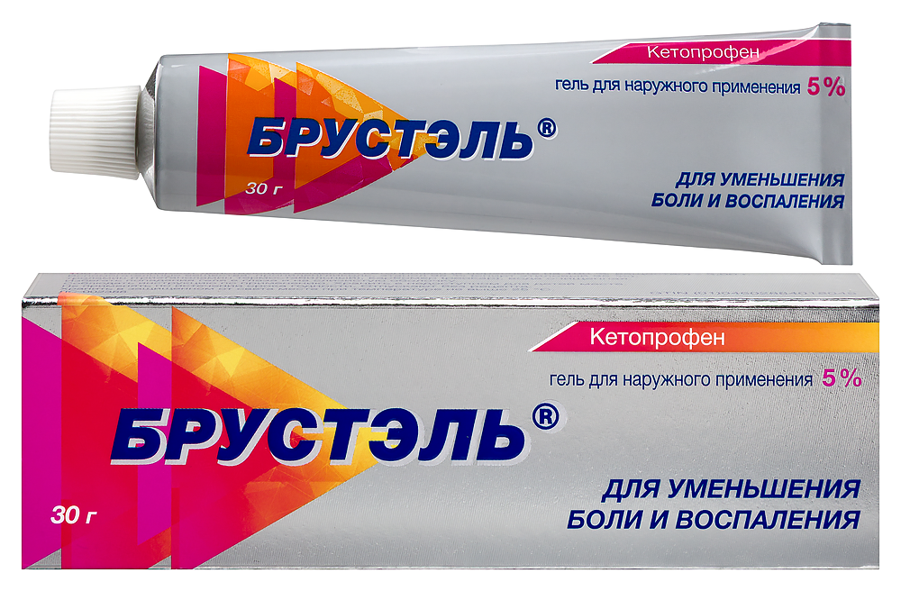 Изображение товара Брустэль 5% гель для наружного применения 30 г - обезболивающее и противовоспалительное средство