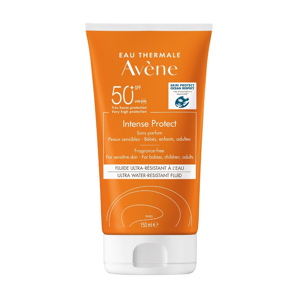 Avene intence protect ультра флюид солнцезащитный водостойкий spf50+ 150 мл  - цена 1814 руб., купить в интернет аптеке в Балабаново Avene intence  protect ультра флюид солнцезащитный водостойкий spf50+ 150 мл, инструкция  по применению