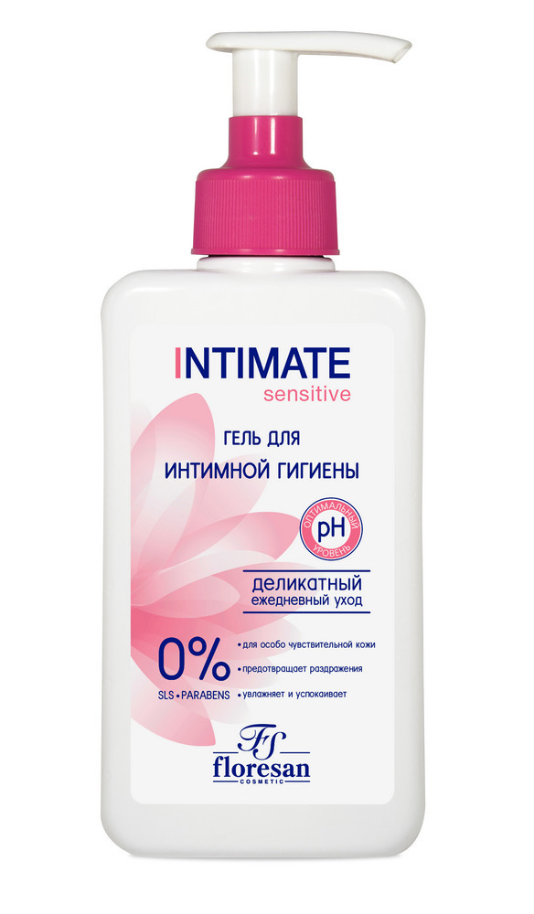 Изображение товара Floresan intimate гель для интимной гигиены деликатный sensitive 250 мл