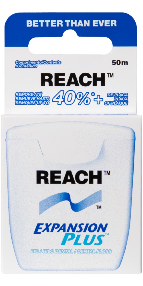 Изображение товара Reach зубная нить пропитанная воском 50 м