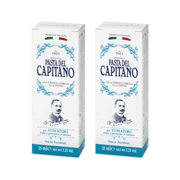 Изображение товара НАБОР PASTA DEL CAPITANO 1905 ЗУБНАЯ ПАСТА ДЛЯ КУРЯЩИХ 25МЛ 2 уп. - по выгодной цене!