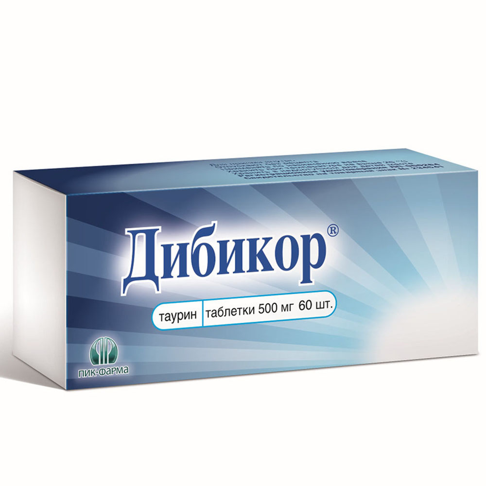 Дибикор 500 мг 60 шт. таблетки - цена 522 руб., купить в интернет аптеке в  Москве Дибикор 500 мг 60 шт. таблетки, инструкция по применению