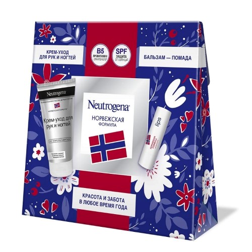 NEUTROGENA НОРВЕЖСКАЯ ФОРМУЛА КРЕМ-УХОД ДЛЯ РУК И НОГТЕЙ 75МЛ+БАЛЬЗАМ-ПОМАДА 4,8 /ПРОМО/ инструкция по применению