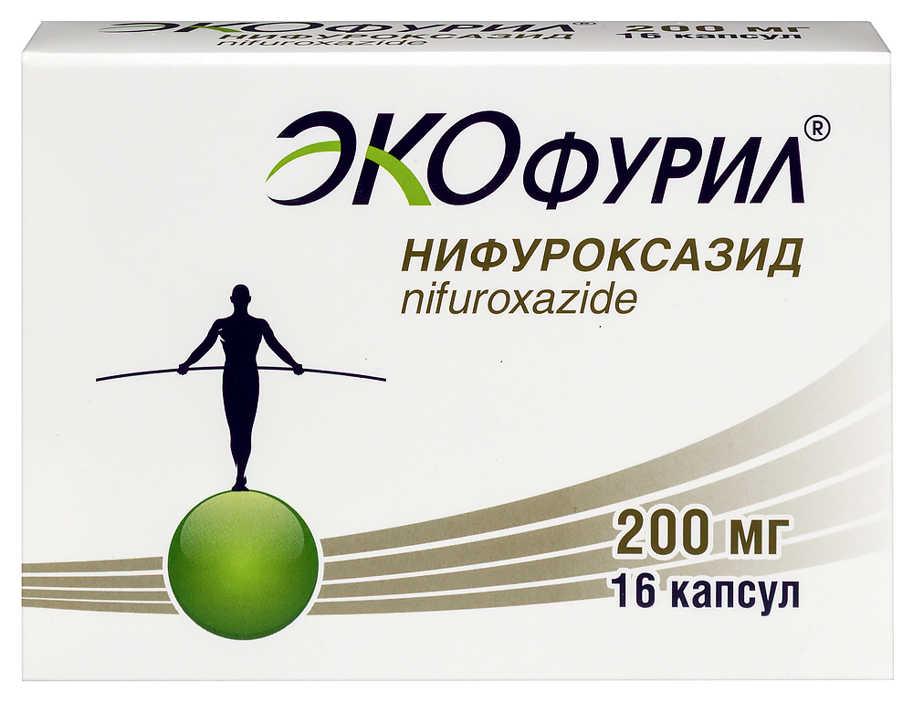 Экофурил 200 мг 16 шт. капсулы инструкция по применению