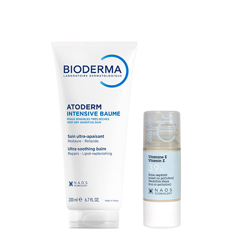 Изображение товара Набор BIODERMA ATODERM INTENSIVE БАЛЬЗАМ ЛИПИДОВОССТАНАВЛИВАЮЩИЙ 200МЛ + ETAT PUR СЫВОРОТКА С ВИТАМИНОМ Е 3,93% 15МЛ Изображение товара Набор BIODERMA ATODERM INTENSIVE БАЛЬЗАМ ЛИПИДОВОССТАНАВЛИВАЮЩИЙ 200МЛ + ETAT PUR СЫВОРОТКА С ВИТАМИНОМ Е 3,93% 15МЛ