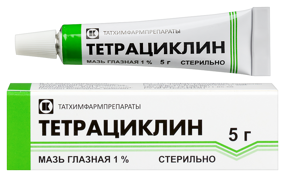 Изображение товара Тетрациклин 1% мазь глазная 5 гр