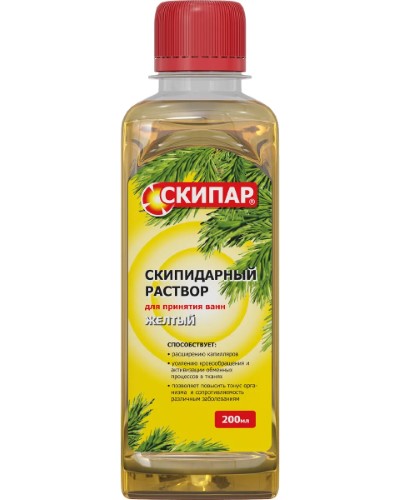 Изображение товара Скипар набор терапевтический для ванн НТВ-01 жёлтый 200 мл