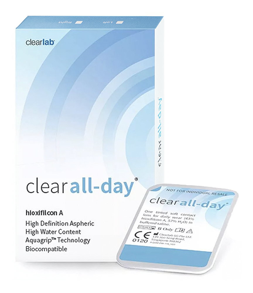 Изображение товара Контактные линзы плановой замены Clearall-day 8,6/14,2/-3,50 6 шт.