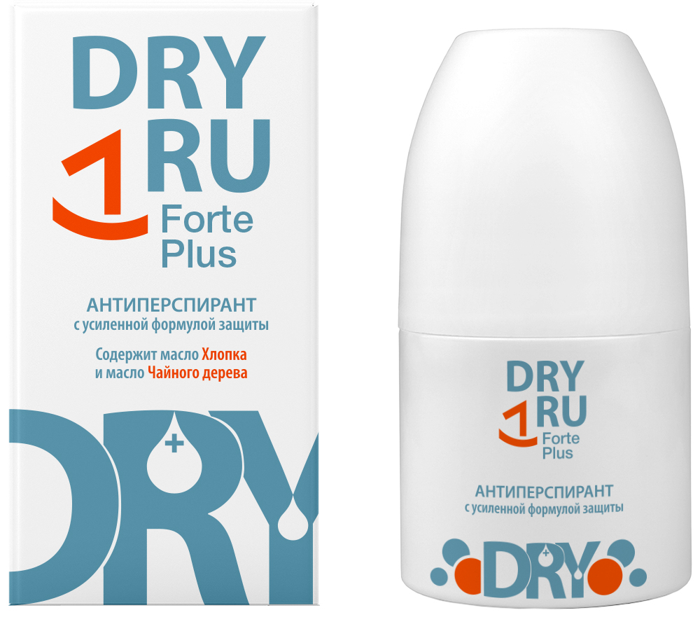 Изображение товара Дезодорант-антиперспирант Dry ru forte plus 50 мл