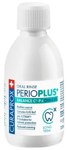 Изображение товара Curaprox жидкость-ополаскиватель perio plus balance 200 мл для профилактики стоматологических забол