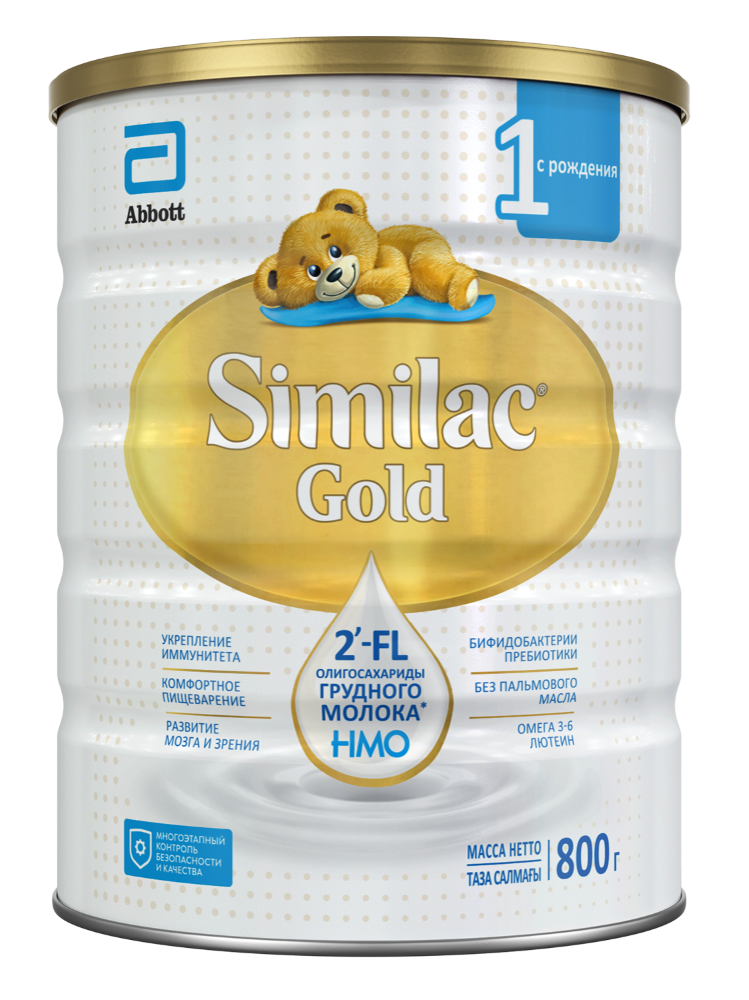 Изображение товара Similac gold 1 сухая смесь для детей с олигосахахаридами 800 г