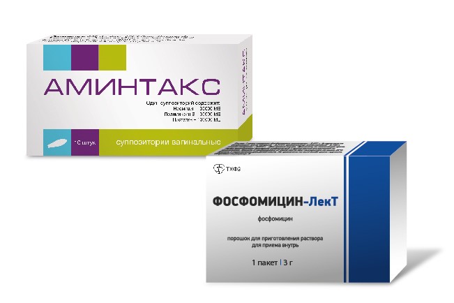 Изображение товара Набор Аминтакс N10 супп ваг + Фосфомицин-ЛекТ 3,0г пак пор по специальной цене