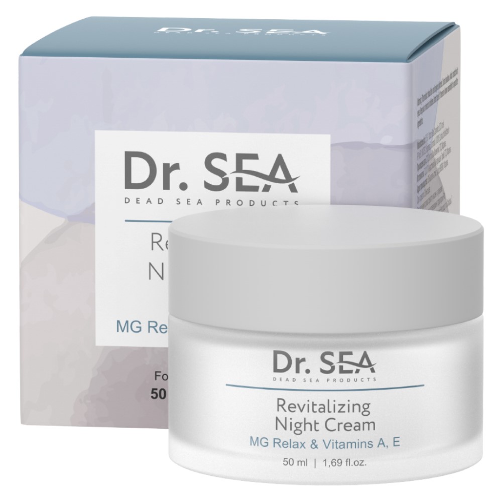 Изображение товара Восстанавливающий ночной крем Dr Sea с комплексом MG Relax и витаминами A E
