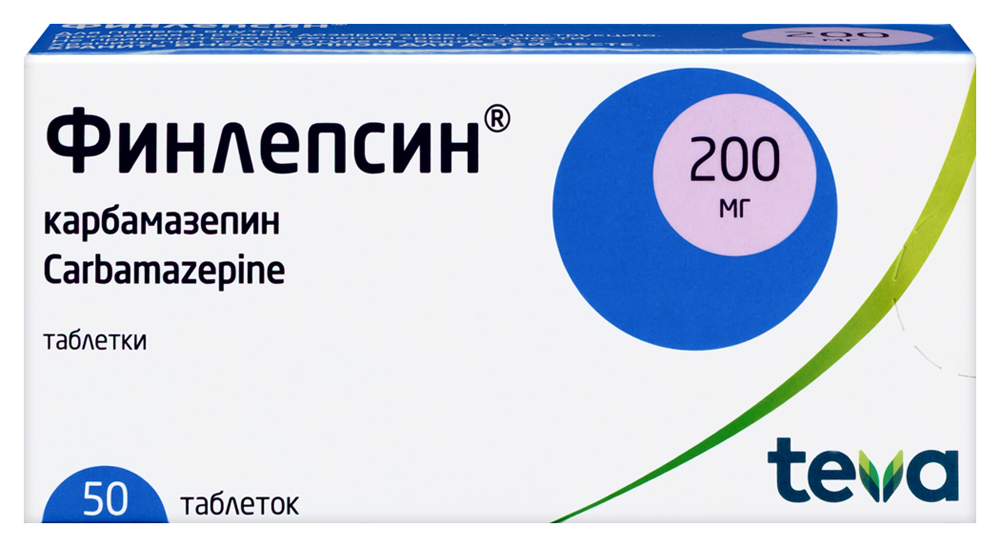 Финлепсин 200 мг 50 шт. таблетки инструкция по применению