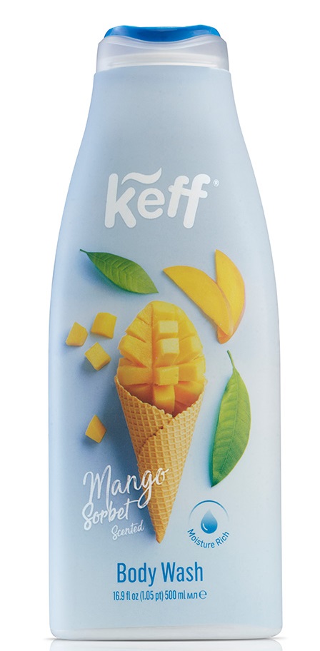 Изображение товара Keff крем-гель для душа мороженое сорбет манго 500 мл