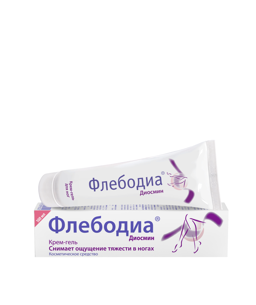 Изображение товара Флебодиа крем-гель для ног 100 мл для снятия усталости и тяжести